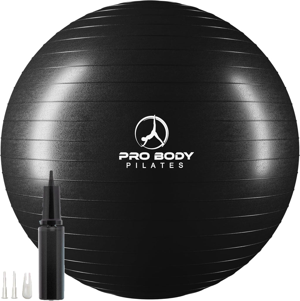 Versatile Gym-Grade Yoga Ball for Fitness, Therapy & Active Sitting - Perfect for All Sizes & Ages