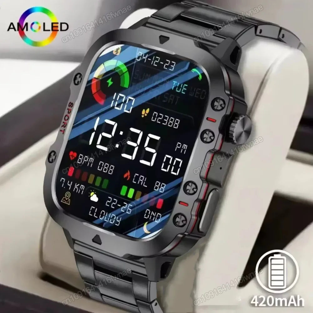 Discover the Ultimate 2025 Smartwatch for Men: IP68 Waterproof, Bluetooth Calling, Fitness Tracking & More!