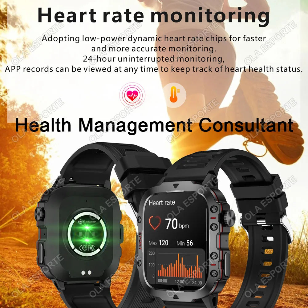 Discover the Ultimate 2025 Smartwatch for Men: IP68 Waterproof, Bluetooth Calling, Fitness Tracking & More!