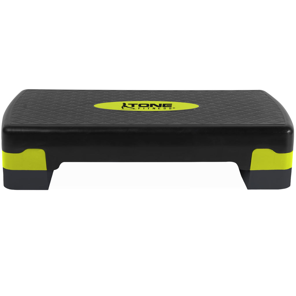 Transform Your Workout with the Versatile Black and Yellow Aerobic Step Platform